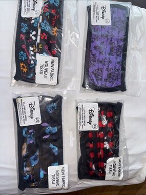 Disney Face Masks 4 total NWT